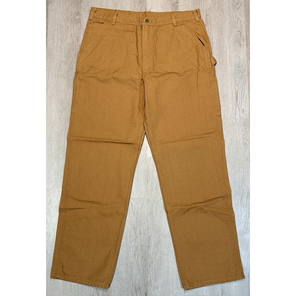 Carhartt Loose Fit Washed Duck Utility Work Pants Men's 40x34 BN0011-M Brown NWT